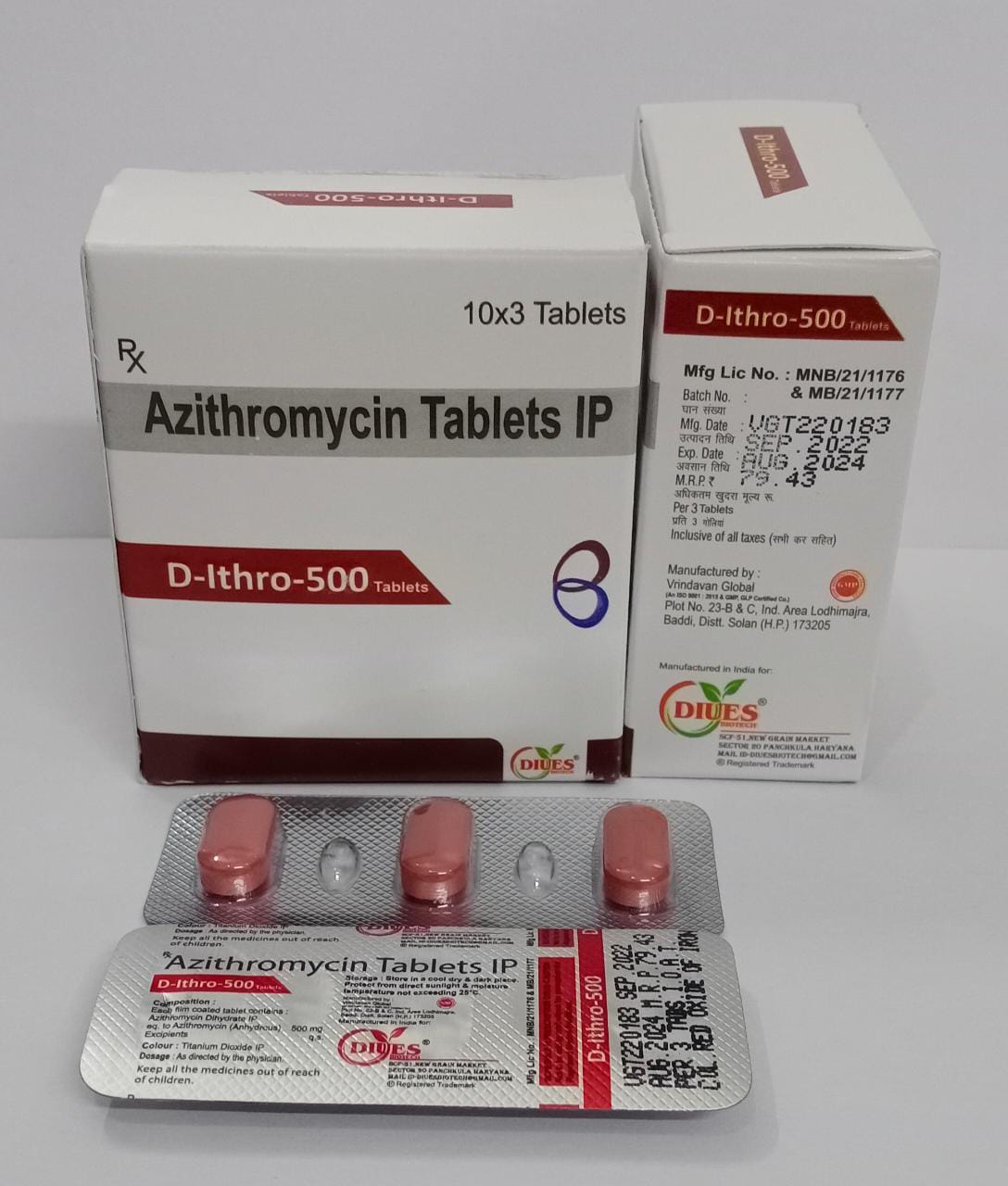 D-ITHRO-500 Tablets